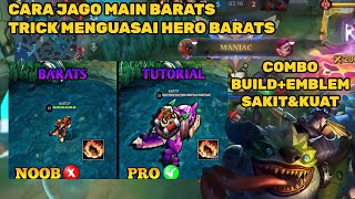 TUTORIAL BARATS HYPERJUNGLER  GAMEPLAY JAGO CARA MAEN BARATS COMBO BUILD  EMBLEM TERKUAT amp SAKIT [upl. by Haven]