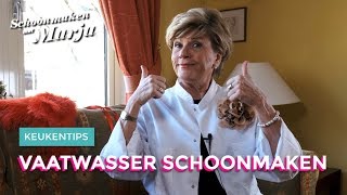 Vaatwasser schoonmaken en schoonhouden 💦 Schoonmaken met Marja Middeldorp [upl. by Dewhurst]