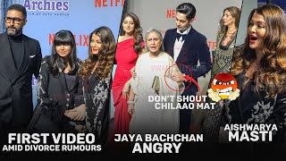 Aishwarya Rai FIRST VIDEO with Abhishek Amid Divorce Rumours  Jaya Bachchan IGNORING Aishwarya [upl. by Ciel]