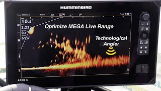 How to Optimize Humminbird MEGA Live Range  The Technological Angler [upl. by Yort]