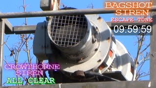 Your favourite BROADMOOR SIRENS in action  Extreme closeup views [upl. by Aicilev750]