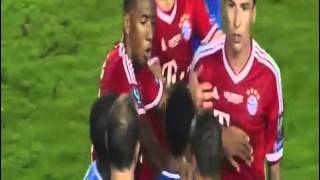 Ramires Brutal Takle amp Red Card  UEFA SuperCup 2013 Bayern MunichChelsea HD [upl. by Eillac]