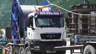 Worlds highest 3S cableway  Construction Video 5 [upl. by Elton164]