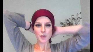 The easiest way to tie a headscarf  without knots [upl. by Jimmie]