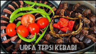 Urfa Tepsi Kebabı Nasıl Yapılır  Turkish meat cooking techniques tray kebab [upl. by Araeit335]