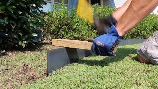 EverEdge  How to install EverEdge lawn amp landscape edging [upl. by Kenton]