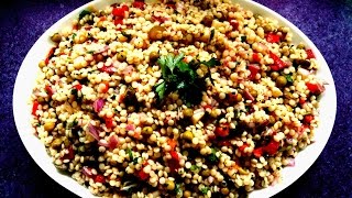 Kuskus Salatası Tarifi Couscous Salad  Bizim Terek Yemek Tarifleri [upl. by Bernadina873]