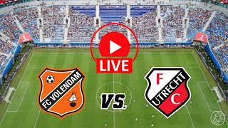 LIVE🔴 Volendam vs FC Utrecht Eredivisie Netherlands Livescore [upl. by Burtis]