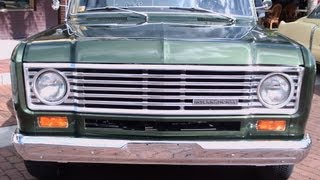 1974 International PickUp Truck GrnWht Eustis042713 [upl. by Ahseenat]