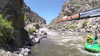 Royal Gorge Rafting  Arkansas River Colorado [upl. by Arahset]