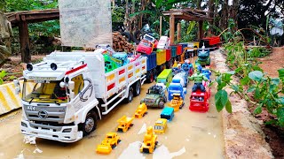 Wow  Mobil Truk Rc Tronton Panjang Bongkar Mobil Mobilan Truk Pemadam Truk Pasir Bis Telolet [upl. by Elletnohs]