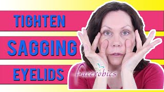 Tighten Sagging Eyelids with Facial Exercise [upl. by Aicetel802]