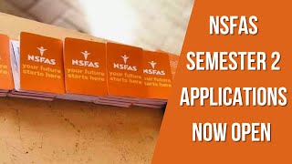 NSFAS Applications For Semester 2 Now Open  Careers Portal [upl. by Debo116]