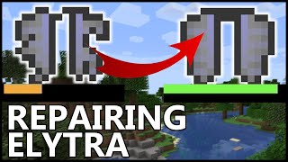 How To REPAIR ELYTRA In Minecraft [upl. by Oicnanev]