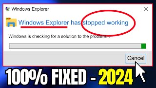 Quickly Fix Windows Explorer Has Stopped Working in Windows 11 10  Update 2024💥 [upl. by Verbenia]