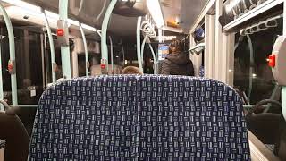 Journey on the 125 YX68UNJ ADH45279 RATP DEV Transit London Enviro 400H MMC [upl. by Nylsej]