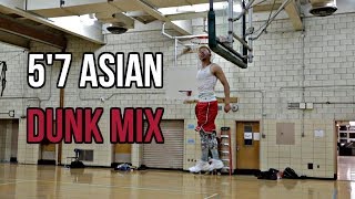 57  170cm Asian Dunk Process Over the Years Motivational [upl. by Salba]