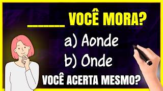 Uso do Onde e Aonde O Guia Definitivo para Não Errar Mais Onde x Aonde [upl. by Jase]