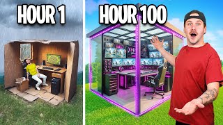 100 HOURS in Ultimate Gaming Rooms [upl. by Certie]