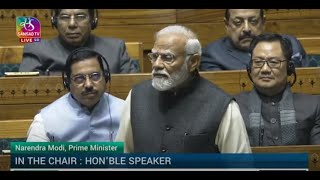 PM Modis reply to discussion to Motion of Thanks on Presidents Address in Lok Sabha  05 Feb 2024 [upl. by Elena3]