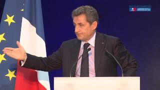 Nicolas Sarkozy en meeting à BoulogneBillancourt [upl. by Onitrof346]