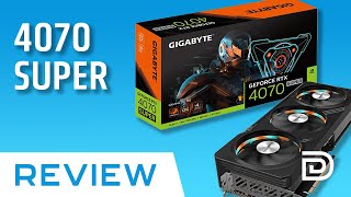 GIGABYTE GeForce RTX 4070 Super Gaming OC 12G Graphics Card Review [upl. by Zerdna]