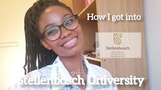 How I got into Stellenbosch University  2022 [upl. by Kreg]