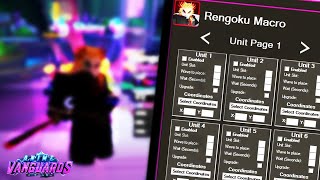 THE ALL NEW RENGOKU MACRO FOR ANIME VANGUARDS [upl. by Adnuhsor294]