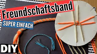 FREUNDSCHAFTSBAND super einfach  KUMIHIMO [upl. by Nois]