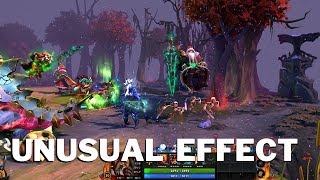 DOTA 2  UNUSUAL EFFECT FROSTBLOOM amp SNOWDRIFT [upl. by Elamef884]