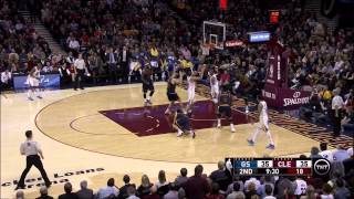 Andre Iguodala drops Matthew Dellavedova with crossover Warriors at Cavaliers [upl. by Junieta207]