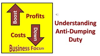 Anti dumping duty  safeguard duty protective duty amp its calculations in customs [upl. by Nortad373]