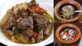 Authentic Peshawari Rosh  Namkeen Gosht Recipe  Traditional KPK and Baluchistan [upl. by Ehcar]