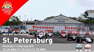 INDY NXT  St Petersburg  Práctica 1 [upl. by Arraik]