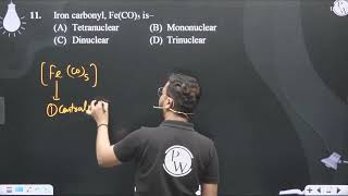 Iron carbonyl FeCO5 is [upl. by Fiertz]