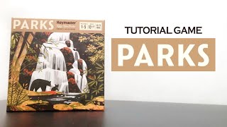 How to Play PARKS Board Game Tutorial by Channel Spaceman [upl. by Annauqahs19]