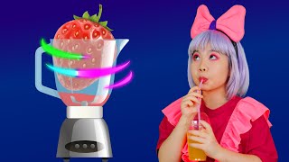 Rainbow Milkshake Song 🍹🧉  Kids Funny Songs [upl. by Neelik393]