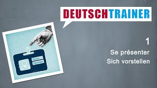 Allemand pour débutants A1A2  Deutschtrainer Se présenter [upl. by Saville]