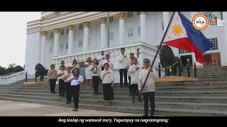 Lupang Hinirang  Philippine National Anthem by DILG Leyte [upl. by Fillbert]