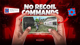 NO RECOIL COMMANDS💀  SETEDIT FREE FIRE HEADSHOT🔥  SETEDIT FREE FIRE [upl. by Uzia]