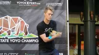 1A Finals1stGentry Stein2015 California State Yoyo Contest [upl. by Lehcsreh]