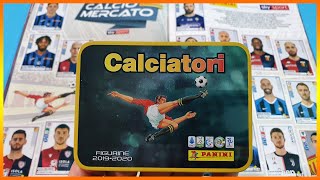 ⚽ CALCIOMERCATO CALCIATORI PANINI 2020 TIN BOX [upl. by Leagiba34]