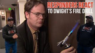 Responders React to Dwights Fire Drill [upl. by Nagol539]