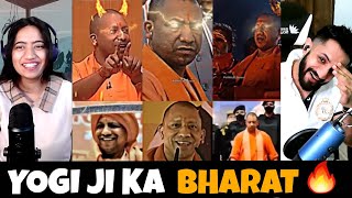 CM Yogi Adityanath Thug Life 3 😈 Yogi Adityanath Attitude Videos Reaction 🔥 [upl. by Aneleairam]