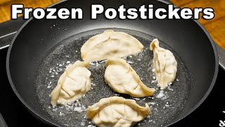 How To Cook Frozen Potstickers  in a pan [upl. by Eycal164]