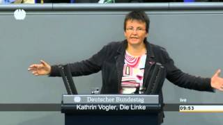 Kathrin Vogler DIE LINKE Finanzreform der Krankenkassen schafft soziale Ungerechtigkeiten [upl. by Mainis]