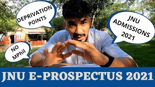 JNU ADMISSION EPROSPECTUS 2021 II IMPORTANT INFORMATION FOR FILLING JNUEE 2021 APPLICATION FORMS [upl. by Nilyahs583]