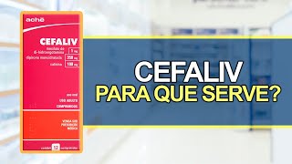 Para que serve o Cefaliv  Bula Simples [upl. by Cirdek647]