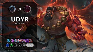 Udyr Top vs Ornn  EUW Grandmaster Patch 142 [upl. by Maleki314]