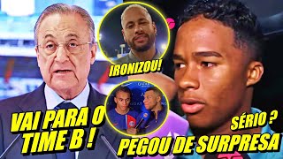 NOSSA ENDRICK NÃO ESPERVA ISSO DO REAL  MBAPPÉ MANDOU  NEYMAR IRONIZA JOGADOR DO PARIS E MAIS [upl. by Punak]